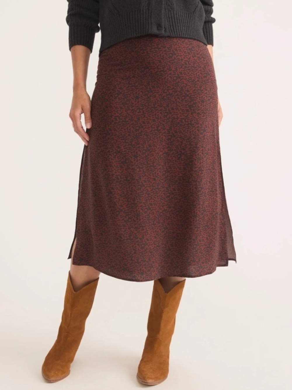 Marine Layer Ryan Midi Slip Skirt